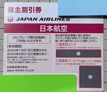 ★送料無料★２枚セット★JAL(日本航空)株主優待券★_画像2