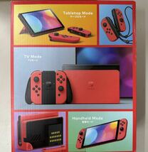 【送料込み】Nintendo Switch ニンテンドー スイッチ 有機ELモデル マリオレッド 本体 【未使用】_画像2