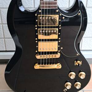 ■Bacchus BSG-3PU バッカス SG CUSTOM カスタム BLK マホガニー ボディ ネック Gibson ギブソン Epiphone エピフォン MOMOSE Deviserの画像5