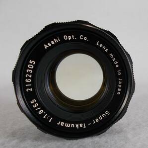 フィルムカメラ 整備済 完動品 Pentax SP + レンズ f1.8 55mm A802の画像6