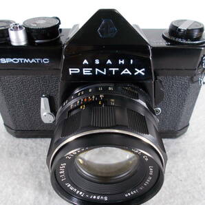 フィルムカメラ 整備済 完動品 Pentax SP + レンズ f1.8 55mm A802の画像9