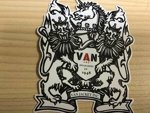 VAN JAC 向かい獅子ステッカー　　別注超貴重　　J.PRESS Kent