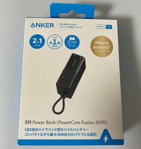 【未使用品】Anker 511 Power Bank 30W 充電器&モバイルバッテリー