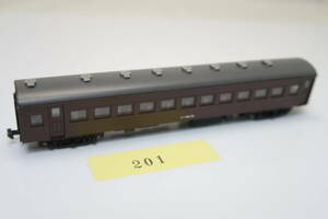 40404-201【客車】TOMIX オハフ62（テールライト点灯）【中古品】