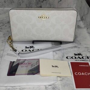 COACH 長財布 ホワイト