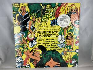 US盤　LP　V.A　DESPERATE TEENAGE LOVEDOLLS (Redd Kross, White Flag, Greg/Greg, Sin 34, Nip Drivers, Black Flag, Darkside )