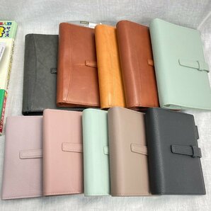 01▼【中古/まとめて】GRAMAS グラマス システム手帳 11冊 システム手帳用紙 300枚超 リフィル大量△684N9の画像3