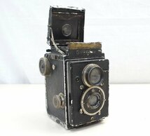 02★【ジャンク品】Rolleiflex ローライフレックス オリジナル 二眼カメラ 二眼レフ フィルムカメラ ブラック★488N7　/5ｂ*_画像1