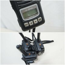 02★【ジャンク品】まとめて ICOM アイコム トランシーバー IC-DPR6 充電器：BC-208 アダプター：BC-123S マイク★498N7　/5ｂ*_画像5