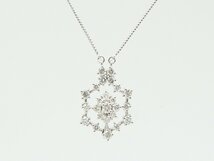 ◇【TASAKI 田崎真珠】プラチナ ダイヤモンド ネックレス 1.00ct_画像1