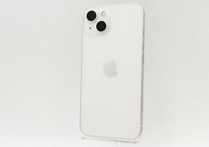 ◇美品【docomo/Apple】iPhone 13 128GB SIMフリー MLND3J/A スマートフォン スターライト ネットワーク利用制限△