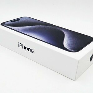 ◇未使用 未開封【Apple アップル】iPhone 15 Pro 128GB SIMフリー MTUA3J/A スマートフォン ブルーチタニウムの画像3