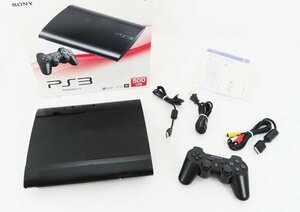 ♪○【SONY ソニー】PS3本体 500GB CECH-4000C チャコールブラック