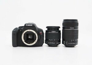 ◇【Canon キヤノン】EOS KISS X5 ダブルズームキット デジタル一眼カメラ