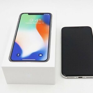 ◇ジャンク【docomo/Apple】iPhone X 64GB MQAY2J/A スマートフォン シルバーの画像9