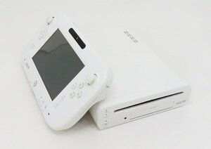 ○【任天堂 ニンテンドー】Wii U本体 32GB シロ