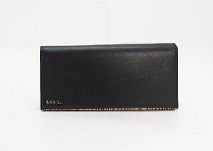 ◇【Paul Smith ポール・スミス】2つ折り長財布 ブラック