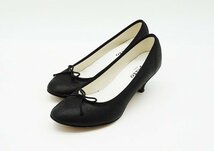 ◇【repetto レペット】パンプス ブラック 37 1/2_画像1