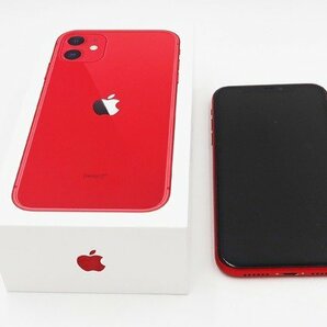 ◇ジャンク【Apple アップル】iPhone 11 64GB SIMフリー MWLV2J/A スマートフォン プロダクトレッドの画像9