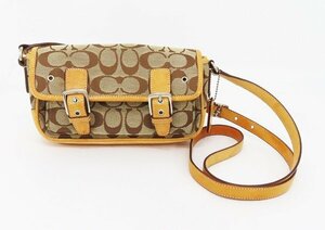 ◇【COACH コーチ】シグネチャーショルダーバッグ 6844