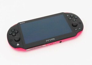 ○ジャンク【SONY ソニー】PS Vita Wi-Fiモデル PCH-2000 ピンク/ブラック