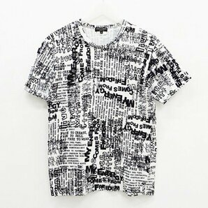 ◇【COMME des GARCONS HOMME PLUS コム デ ギャルソン オム プリュス】総柄 半袖Tシャツ PI-T025 AD2011 Mの画像1