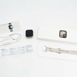 ◇美品【アップル】AppleWatch Series9 45mm GPS+Cellular スターライトアルミニウム スターライトスポーツバンド MRM93J/Aの画像7