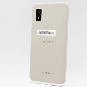 ◇美品【SHARP シャープ】AQUOS wish 64GB SIMフリー SH-M20 スマートフォン アイボリーの画像1