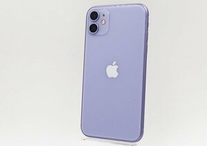 ◇ジャンク【au/Apple】iPhone 11 64GB MWLX2J/A スマートフォン パープル