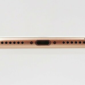 ◇ジャンク【au/Apple】iPhone 8 64GB SIMロック解除済 MQ7A2J/A スマートフォン ゴールドの画像4