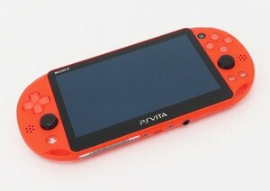 ◇ジャンク【SONY ソニー】PS Vita Wi-Fiモデル PCH-2000 ネオンオレンジ