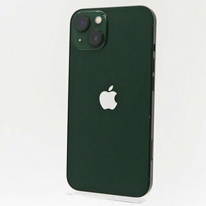 ◇美品【Apple アップル】iPhone 13 256GB SIMフリー MNGH3J/A スマートフォン グリーン バッテリー最大容量100％の画像1