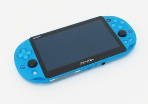 ○【SONY ソニー】PS Vita Wi-Fiモデル + メモリーカード16GB PCH-2000 アクアブルー