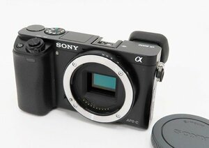 ◇美品【SONY ソニー】α6000 ボディ ILCE-6000 ミラーレス一眼カメラ ブラック