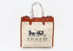 ◇新品同様【COACH コーチ】ホース アンド キャリッジ 2WAYトート C8461 トートバッグ