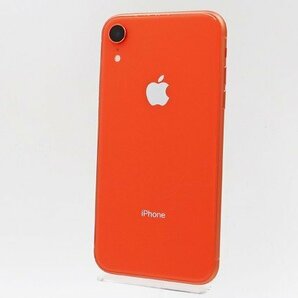 ◇【au/Apple】iPhone XR 64GB SIMロック解除済 MT0A2J/A スマートフォン コーラルの画像1