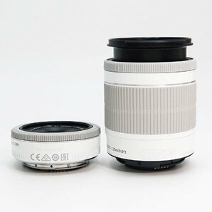 ◇美品【Canon キヤノン】EOS Kiss X7 ダブルレンズキット 2 デジタル一眼カメラ ホワイトの画像7