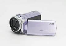 ◇美品【JVC】Everio GZ-E765 デジタルビデオカメラ パープル_画像1