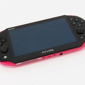 ○【SONY ソニー】PS Vita Wi-Fiモデル + メモリーカード16GB PCH-2000 ピンク/ブラックの画像1
