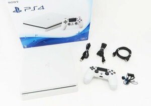 ♪○【SONY ソニー】PS4本体 500GB CUH-2200A グレイシャーホワイト