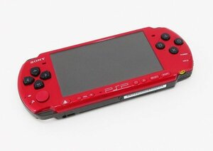 ○【SONY ソニー】PSP-3000 レッド/ブラック