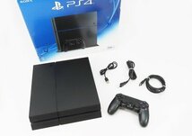 ♪○【SONY ソニー】PS4本体 500GB CUH-1200A ジェットブラック_画像1