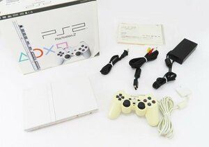 ○【SONY ソニー】PS2本体 SCPH-70000 セラミックホワイト