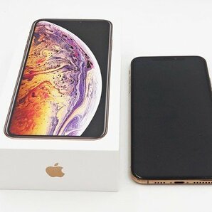 ◇【au/Apple】iPhone XS Max 64GB MT6T2J/A スマートフォン ゴールドの画像9