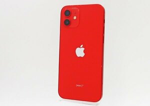 ◇【SoftBank/Apple】iPhone 12 128GB SIMロック解除済 MGHW3J/A スマートフォン プロダクトレッド