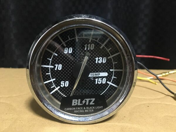 ブリッツ BLITZ BLM 油温計 水温計にも ブラックライト 追加メーター 動作未確認 値引き歓迎
