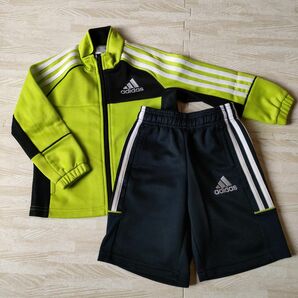 adidas キッズ ジャージ 上下セット 100cm