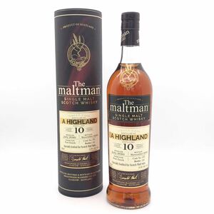 【未開栓】 The maltman ザ モルトマン 10年 ポート フィニッシュ スコッチ ウイスキー 700ml 55.8% 箱