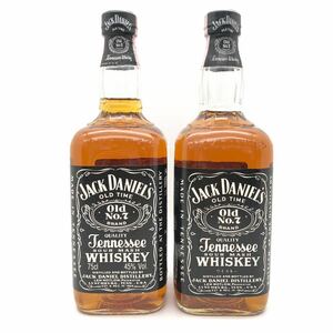 【未開栓/まとめ売り】 JACK DANIELS ジャックダニエル 2本セット Old No.7 ウイスキー 750ml 45%