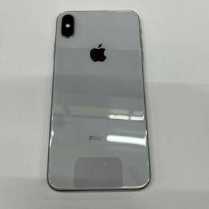 B44【中古品】/ iPhone Xs Max NT6R2J/A 64GB シルバー SIMロックあり docomo判定○ アイフォーン バッテリー92%